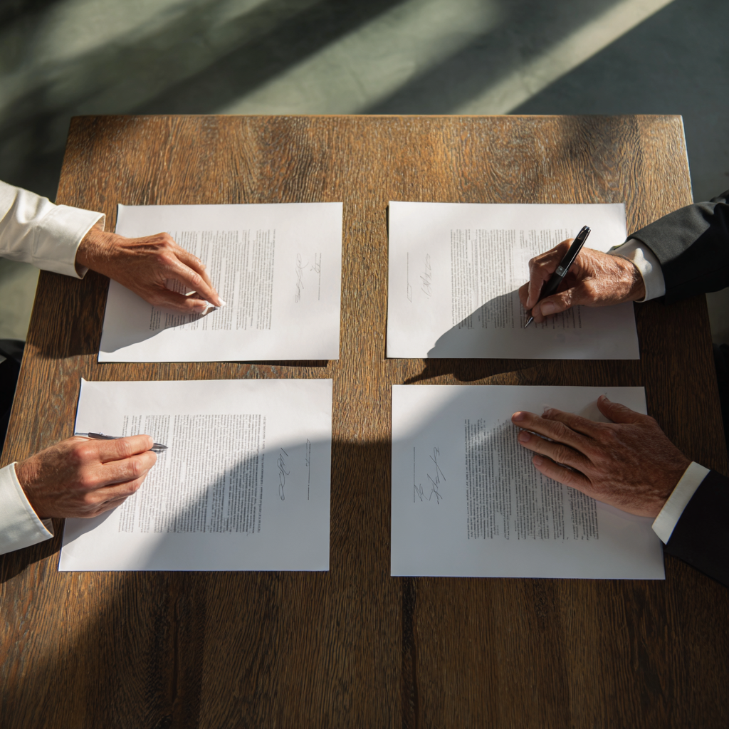 administrativni setkani u stolu