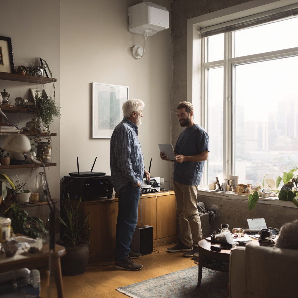 instalace wifi routeru v byte