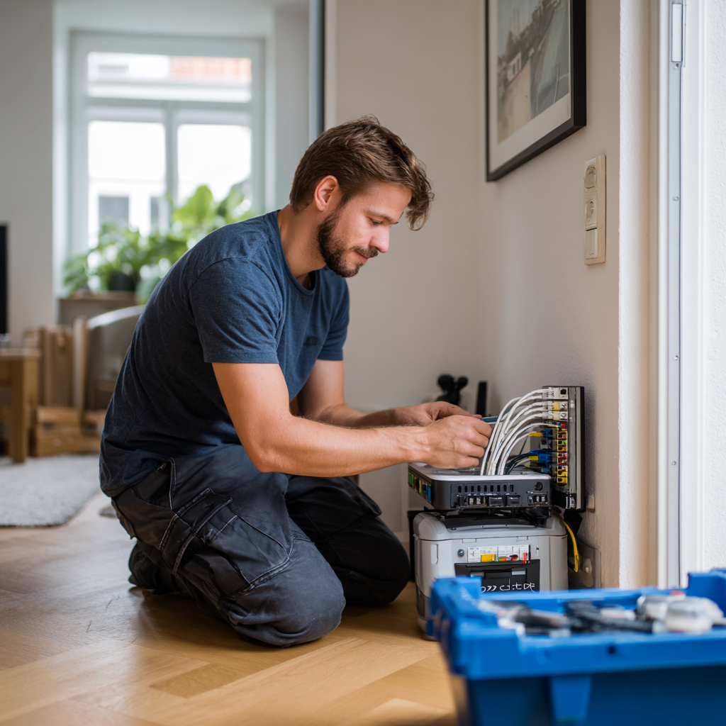 internetovy technik pri praci