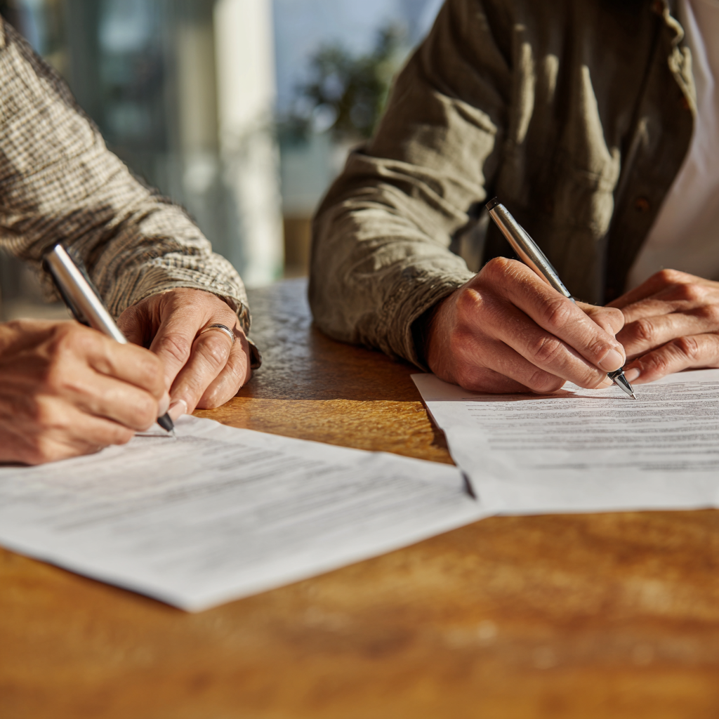 obchodni dohoda detail rukou