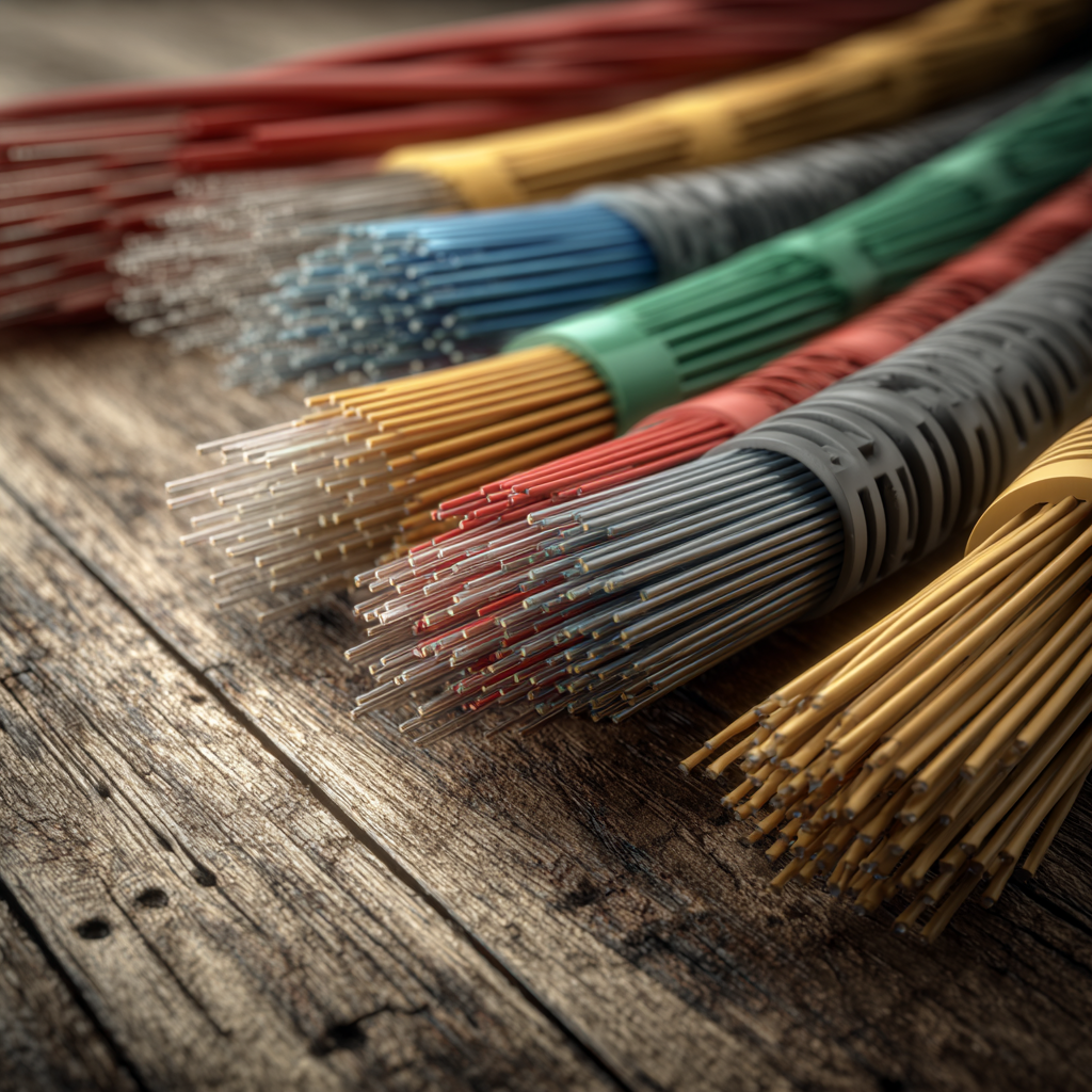 opticke kabely detail prace