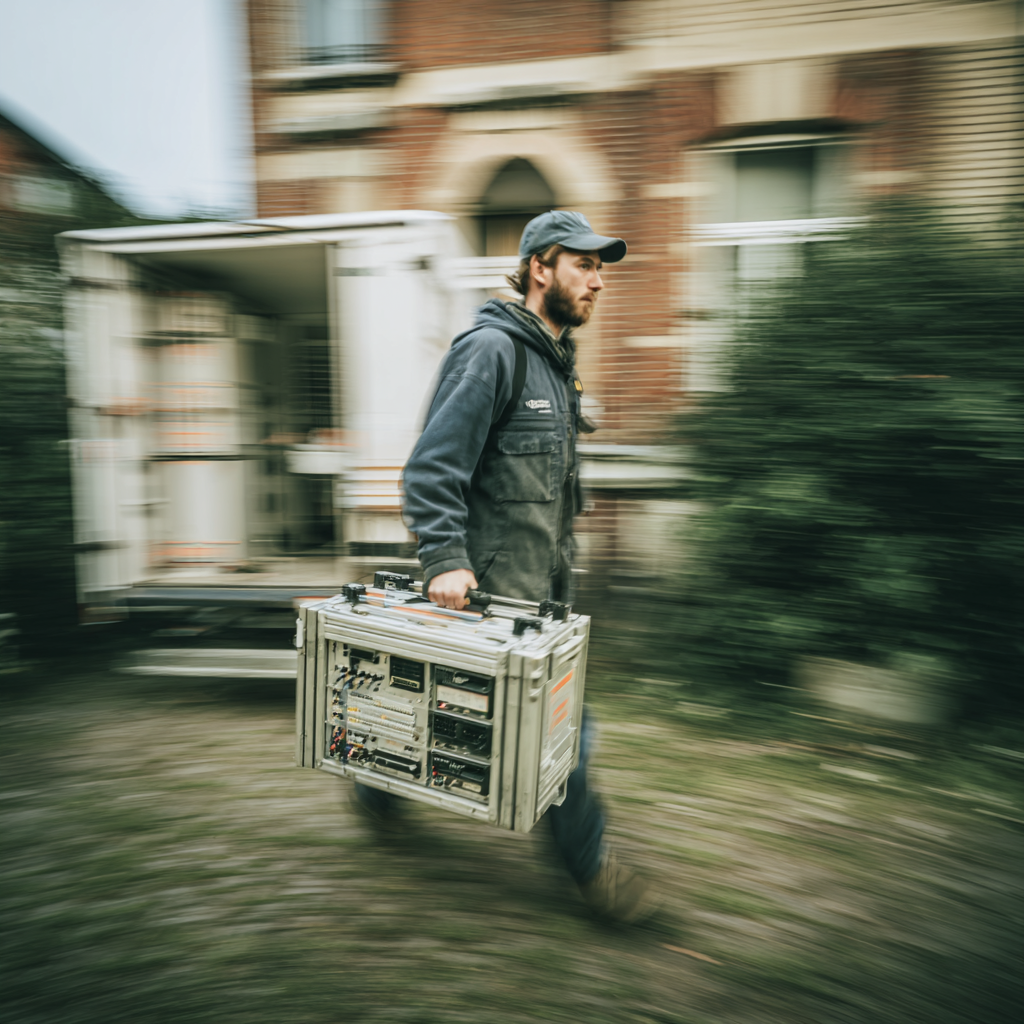 prace technika v terenu